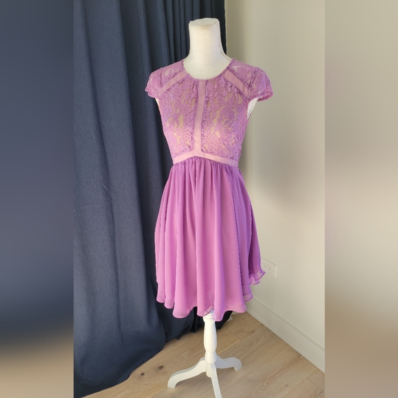LULUS | Light Purple Lace Dress - Picture 2 of 9
